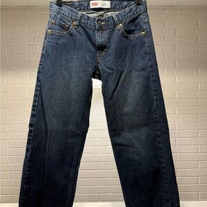 Levi's Blue Straight Jeans Classic Fit